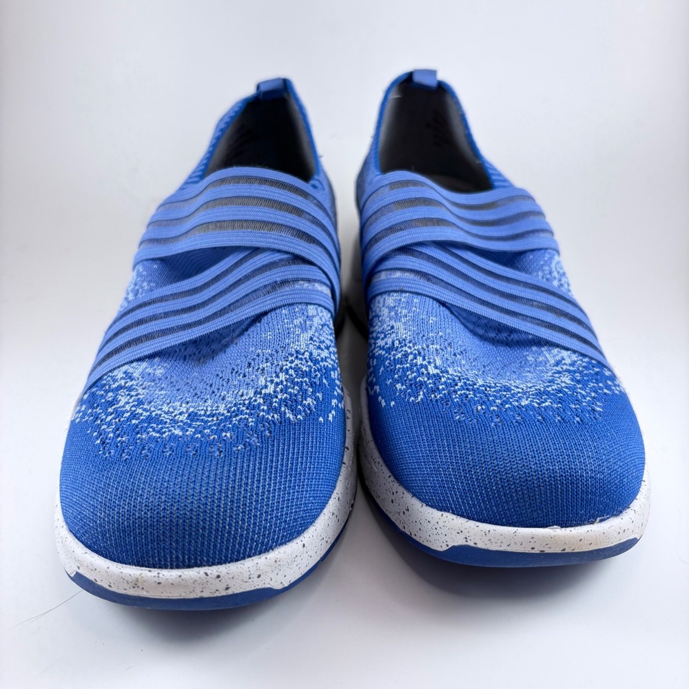 Align by Nurse Mates Celestia Blue Knit Slip On Shoes Slip Resistant Sneakers 9M
